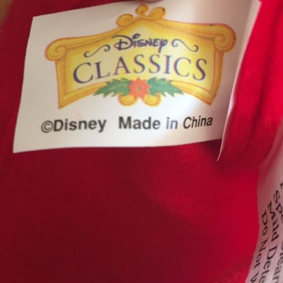 Vintage Disney Cinderella Red Christmas Stocking - Charming Holiday Decor! - Picture 6 of 8